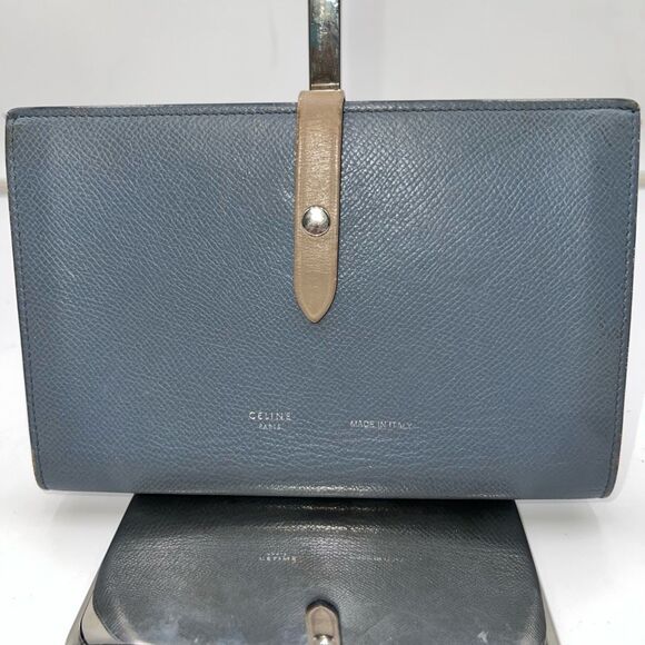 Celine Grained Calfskin Medium Multifunction Strap Wallet - Picture 1 of 12